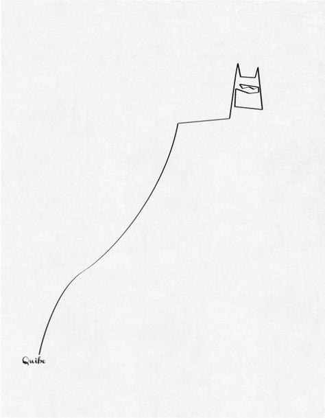 Very Cool One Line Sci-Fi Character Portraits — GeekTyrant Batman Tattoo, Single Line Drawing, Minimalist Drawing, Bd Comics, Geek Art, Line Illustration, Wire Art, Cultura Pop, Character Portraits