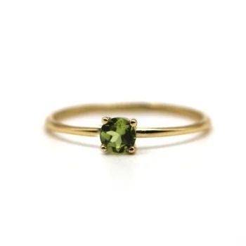 August Birthstone Jewelry | Wolf & Badger Gemstone Gold Ring, New York Jewelry, Peridot Birthstone, Peridot Stone, August Birthstone, Peridot Gemstone, White Gold Band, August Birth Stone, Yellow Gold Ring