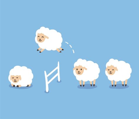 Sheep Cartoon, Abstract Science, Sheep Illustration, Insomnia Causes, Gene Therapy, Sleep Remedies, Natural Sleep, Free Vector Graphics, Good Sleep