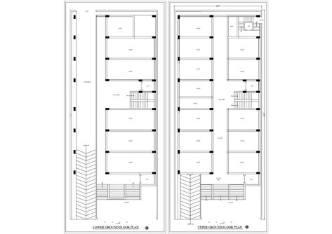 50x120sqft Shopping Complex Floor Plan | 6000sqft Residential Floor Plan Residential Floor Plan, Office Building Plans, Commercial Building Plans, Commercial Complex, Bathroom Tile Designs, Shop Layout, Commercial Building, Building Plan, Building Plans