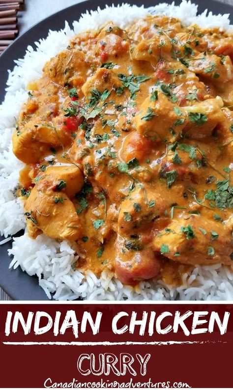 Chicken Curry Recipe Easy, Indian Chicken Curry, Curry Recipes Easy, Curry Recipes Indian, Indian Chicken, Curry Dishes, Curry Chicken Recipes, Chicken Dishes Recipes, Meat Lovers