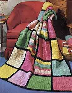 Afghan Pattern Motifs Afghans, Crochet Blanket Vintage, Crochet Plaid, Plaid Crochet, Crochet For Beginners Blanket, Blanket Ideas, Clarice Cliff, Vintage Crochet Pattern, Crochet Vintage