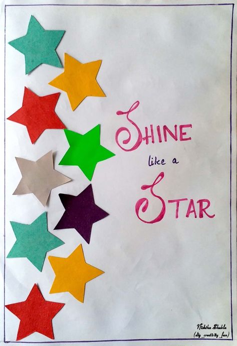 An easy handmade card for Best Wishes😊 #card #diy #handmade #wishes #promotion #exams #goodluck #stars Best Of Luck For Exams Board Decoration, All The Best Cards For Exams Handmade, Good Luck Cards Handmade, Card Diy Handmade, Card Making For Kids, Congratulations Cards Handmade, Alphabet Activities Kindergarten, Posters Diy, Bee Crafts For Kids