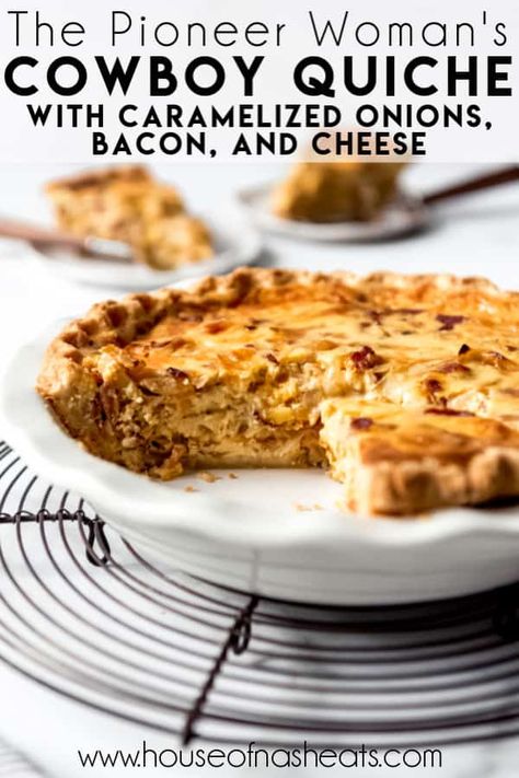 Quiche Chicken, Cowboy Quiche, Quiche Cheese, Quiche Pie Crust, Onion Quiche, Easy Quiche, Breakfast Quiche Recipes, Quiche Recipes Easy, Bacon Quiche