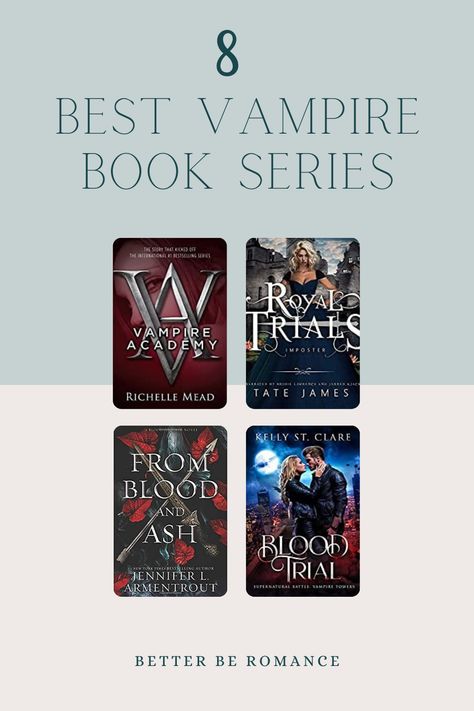 Best Vampire Book Series, What to read next. 8 Vampire series to read! Find them in my blog post! Click to read! Better Be Romance Book & Lifestyle Blog The Vampire Academy Books, Vampire Books To Read, Vampire Novels, Vampire Books Series, Vampire Romance Novels, Book Lifestyle, Vampire Romance Books, Vampire Book, Vampire Academy Books