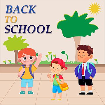 student go to school Back To School Images, Children Background, Award Poster, 2000 Cartoons, School Background, Student Cartoon, Background Baby, School Images, School Cartoon