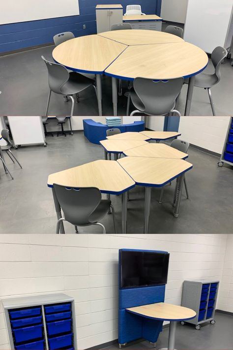 Makerspace Classroom, Modern Environment, 21st Century Learning, Space Projects, Classroom Furniture, Learn Crafts, Classroom Design, School Furniture, Soft Seating