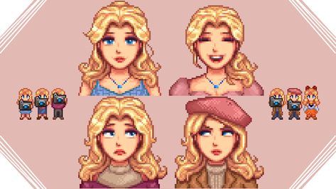 Stardew Valley Mods Character, Outfits Stardew Valley, Stardew Valley Clothes Ideas, Stardew Valley Layout, Stardew Valley Tips, Stardew Valley Farms, Stardew Valley Fanart, Seasonal Outfits, Cozy Gaming