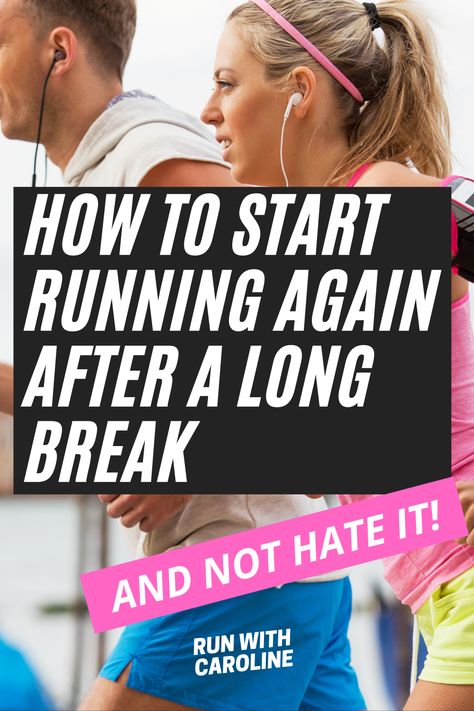 Are you ready to start running again after a long break? Getting back into running after weeks, months or even years away can feel tough.  You spend years building up your fitness only for it to disappear in a matter of months.  Perhaps you took a long break because of an injury, lack of motivation or family commitments. Whatever the reasons, it can feel daunting getting back into running.  It doesn’t have to be scary though. Get Back Into Running, Start Running Again, Getting Back Into Running, Get Shredded, Running Program, Start Running, Running For Beginners, Lack Of Motivation, How To Start Running