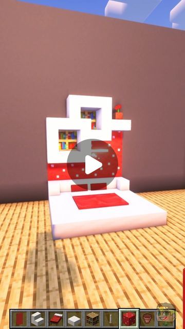 @xperia.mc on Instagram: "Minecraft Strawberry Bed🍓
• Follow me for more Minecraft Ideas

• Make sure to save the post and share with your friends
• I hope you enjoy my video and will watch more of them

---------------------------------------------------------
#minecraft #minecrafttutorial #minecrafttips #minecrafttutorial #minecrafttricks #minecrafthacks #minecrafter #Minecraft #minecraftjava #minecraftbedrock #minecraftbuilds #minecraftpe #minecraftbuild #minecraftpc #mojang #minecraftideas" Minecraft Cute Bed Ideas, Minecraft Strawberry, Strawberry Bed, Minecraft Bed, Strawberry Beds, Minecraft Tips, Minecraft Pe, Minecraft Tutorial, Minecraft Ideas