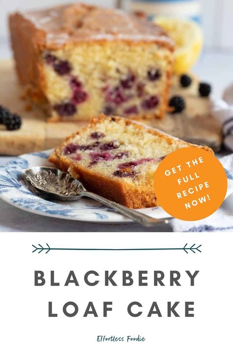 An easy blackberry loaf cake bursting with juicy blackberries and a zingy lemon drizzle topping! Blackcurrant Cake, Blackberry Loaf, Blackcurrant Recipes, Black Currant Recipes, Berry Cakes, Currant Recipes, Coulis Recipe, Blackberry Cake, Chocolate Rocks