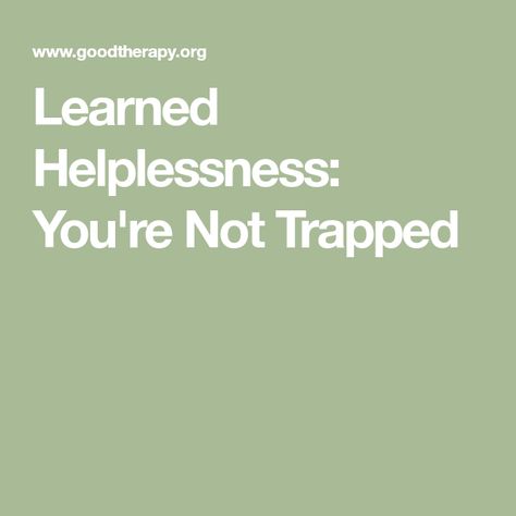 Learned Helplessness, Caregiver Resources, Power Of Positivity, Psychology Facts, Find Yourself, Narcissism, Caregiver, Healthy Life, Feel Good