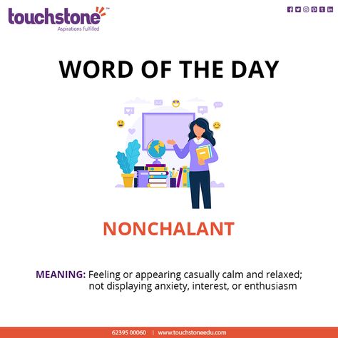 Nonchalant Meaning, Classroom English, Ielts Vocabulary, Compassion Quotes, English Dictionary, English Learning Spoken, Food Poster Design, Learn Something New, English Dictionaries