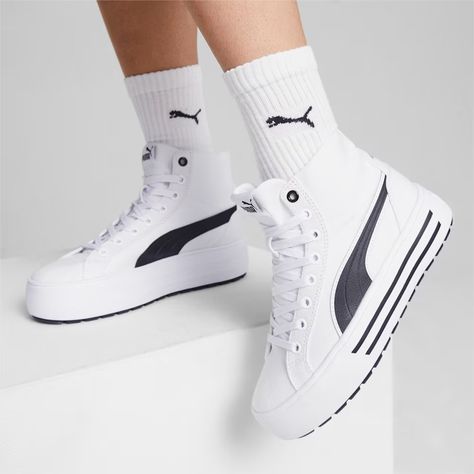 Discover great products at the best prices at Dealmoon. Puma Kaia 2.0 Mid Women's Sneakers. Price:$28.69 at PUMA Sitewide Sale, Monochrome Color, Sneakers Puma, Outdoor Clothing, Outdoor Outfit, Women's Sneakers, Womens Sneakers, High Tops, Color Schemes