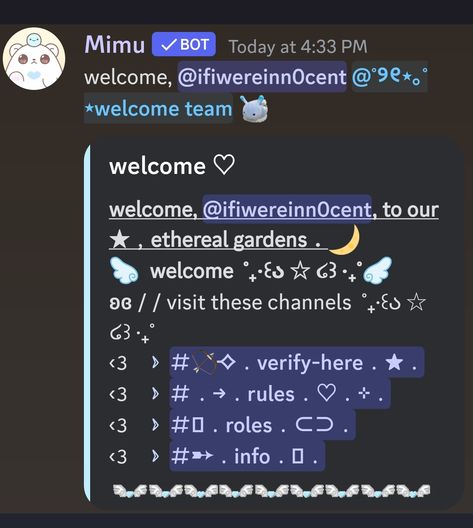 Discord Chat Ideas, Disc Server Pfp, Discord Welcome Message Template, Discord Welcome Message Ideas, Discord Rules Ideas, Discord Welcome Message, Discord Tutorial, Welcome Discord, Discord Server Role Ideas