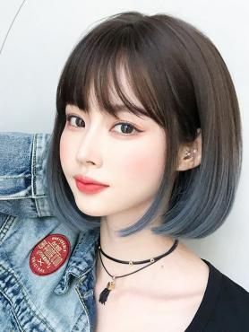 Pretty Wigs, Pretty Hair Cuts, Ulzzang Short Hair, Korean Shorts, Styling Hair, Short Hair Color, Fancy Hairstyles, Cut My Hair, Hand Embroidery Patterns