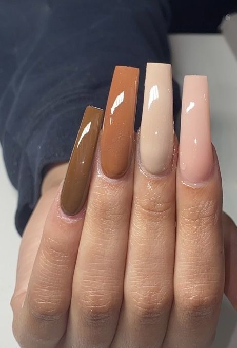 Earth Tone Nails, Birthday Nail, Drip Nails, Simple Acrylic Nails, Acrylic Set, Exotic Nails, Long Acrylic Nails Coffin, Nail Sets, Nail Idea