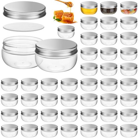 PRICES MAY VARY. Mini Size: the capacity of these small wide mouth mason jars is about 3 oz/ 100 ml, and the width of the mouth is about 2.68 inches/ 68 mm, small enough to fit in gift baskets, party favor bags, and picnic baskets. Mini canning jars also take up less storage space in your kitchen Sufficient Quantity: the set includes 50 pieces of mini mason jars with lids, ideal for both personal and commercial usages, ranging from home use to party favors, fitting for holding various items Clea Spice Wedding Favors, Emergency Meals, Medicinal Gardening, Diy Spice Jars, Diy Canning, Conservation Activities, Plastic Mason Jars, Shower Favors Baby, Cement Flower Pots