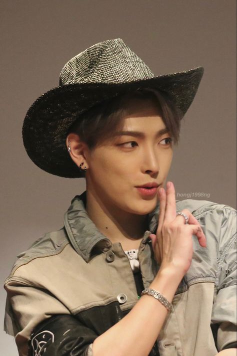 Hongjoong Cowboy, Hong Joong, Oh Captain My Captain, Captain My Captain, Hongjoong Ateez, Kim Hongjoong, Kpop Guys, Kpop Boy, Safe Space