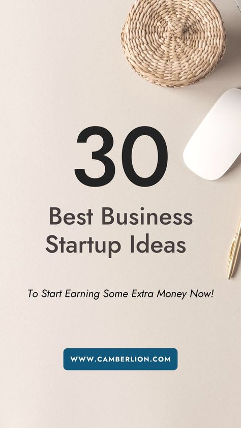 30 Best Business Startup Ideas Businesses To Start In 2024, Business Start Up Ideas, Start Up Ideas, Business Startup Ideas, Innovative Business Ideas, Creative Business Ideas, Business Ideas For Students, Best Business To Start, Company Ideas