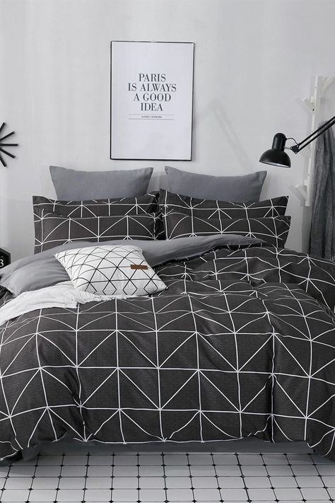 Bedding Sets you'll love in 2020. From $10 & Fast Delivery, Shop now! Sheet Bedding, Adult Bedding, Skull Bedding, Cat Houses, Modern Bedding, Beautiful Bed, White Duvet Covers, Cat Beds, Pan Recipes