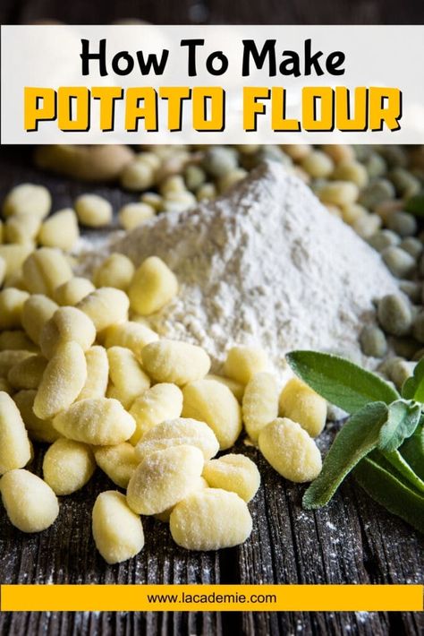 Grinding Flour At Home, How To Make Potato Flour, Potato Flour Recipes, Diy Flour, Make Flour, Dehydrate Potatoes, Dehydrating Food Storage, How To Make Flour, Homemade Dry Mixes