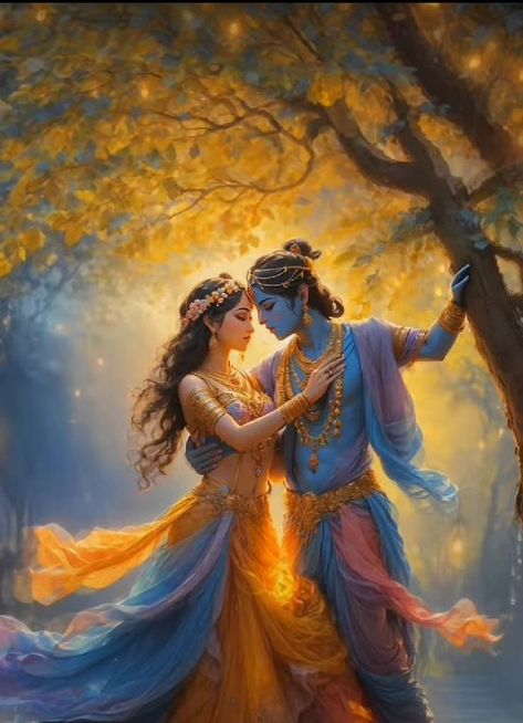 Radha Krishna Art Beautiful, Unique Radha Krishna Images, Radhe Krishna Wallpapers, Shree Krishna Wallpapers, Lord Krishna Hd Wallpaper, Peace Illustration, Radha Krishna Wallpaper, Gif Images, Krishna Radha Painting