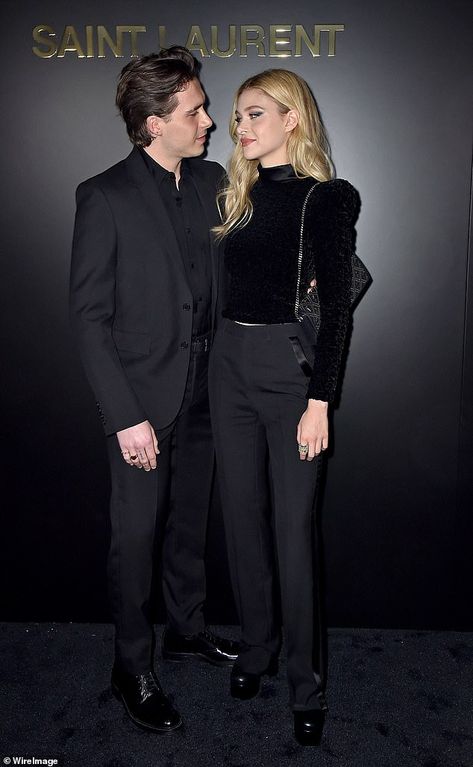 Brooklyn Beckham And Nicola Peltz, Mohamed Bin Salman, Edgy Tops, Outfits Paris, Nicola Peltz, Nicolas Peltz, Brooklyn Beckham, All Black Dresses, Wearing All Black