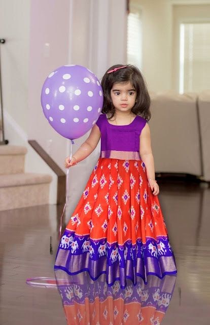 Kids Party Dresses Birthday, Baby Lehenga, Indian Dresses For Kids, Pattu Pavadai, Dresses Birthday, Kids Dress Collection, Kids Wear Girls