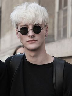 Wearing Sunglasses, White Hair, Hairstyles, Sunglasses, Hair, White, Black