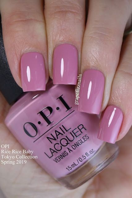 Rice Rice Baby, OPI Tokyo Collection Spring 2019 Opi You've Got That Glas-glow, Opi Pedicure Colors, Spring Pedicure, Spring Manicure, Mauve Nails, Opi Nail Colors, Nails Opi, Pedicure Colors, Spring Nail Colors