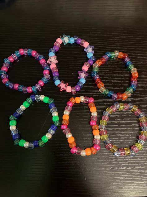 Pride flag kandi bracelets handmade by me! Each one is made to order and is hand packaged.  If you don't see your flag on the list select the custom button, tell me your flag, and I'll make it for no extra charge!  All bracelets are 7-8 inches but if you need a custom measurement just let me know! I do have animals that roam into my work space frequently so please be careful when ordering. Thank you! Silly Jewelry, Pride Kandi, Kandi Designs, Kandi Inspiration, Kandi Singles, Bracelets Kandi, Kandi Inspo, Diy Kandi Bracelets, Diy Kandi