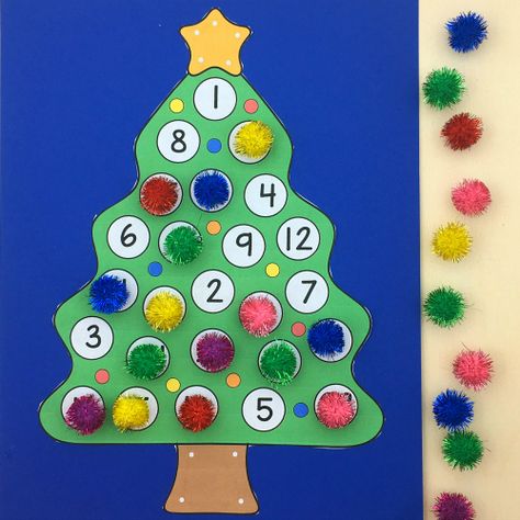 Christmas Countdown Ideas For Kids, Countdown Christmas, Countdown To Christmas Diy, Christmas Tree Countdown, Christmas Countdown Crafts For Kids, Christmas Count Down Craft, Christmas Countdown Craft For Preschool, Countdown To Christmas Craft, Diy Countdown To Christmas