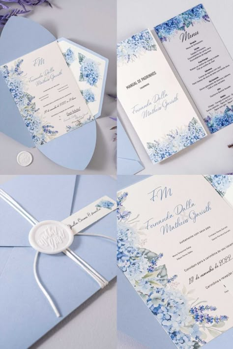 Sky Blue Themed Wedding, Boho Wedding Blue, Blue Wedding Colour Theme, Burgundy Wedding Theme, Unique Wedding Cards, Blue Bride, Azul Serenity, Light Blue Wedding, Blue Themed Wedding