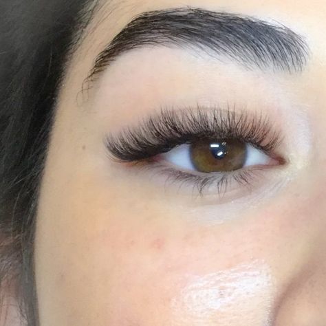 Eyelash Extensions- Classic or Volume? Wedding Day Lash Extensions, Short Fluffy Eyelash Extensions, Fluffy Eyelash Extensions, Russian Lash Extensions, Russian Eyelash Extensions, Eyelash Extensions Before And After, Eyelash Extensions Classic, Natural Fake Eyelashes, Full Eyelashes