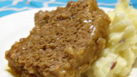 Meatloaf for Tomato Haters Recipe | Allrecipes Recipes With Crackers, Meatloaf Allrecipes, Beef Meatloaf Recipes, Beef Meatloaf, Classic Meatloaf Recipe, Classic Meatloaf, Beef Gravy, Best Meatloaf, Easy Meatloaf