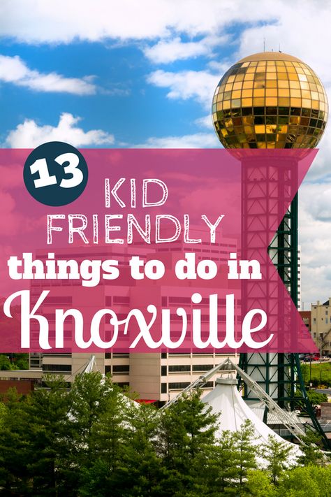 If you are vacationing near Knoxville, Tennessee in one of the many popular vacations destinations like the Great Smoky Mountains National Park, or even if you are just passing through, you will find a host of kid friendly things to do in Knoxville. via @deals_3bd Knoxville Tennessee With Kids, Things To Do In Tennessee With Kids, Things To Do In Knoxville Tennessee, Things To Do In Knoxville, Spring Break Kids, Kid Friendly Restaurants, Tennessee Travel, Family Vacay, Weekend Adventures