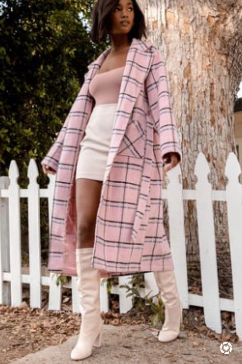 This pink plaid coat is gorgeous for fall. http://liketk.it/32utd #liketkit @liketoknow.it #LTKsalealert #LTKstyletip #LTKunder100 Long Pink Coat, Womens Outerwear, Blue Sweater Dress, Cute Date Outfits, Coat Outfit, Cute Preppy Outfits, Plaid Coat, Pink Coat, Coat Outfits