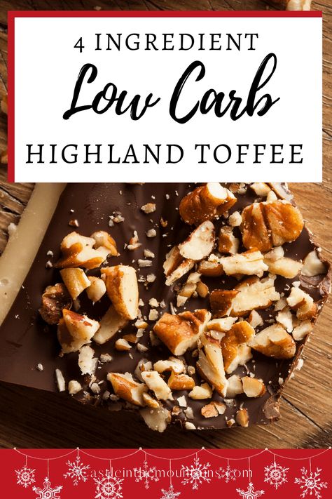 Low Carb Christmas, Low Carb Candy, Toffee Recipe, Sugar Free Recipes Desserts, Sugar Free Sweets, Keto Christmas, Keto Candy, Keto Journey, Sugar Free Candy