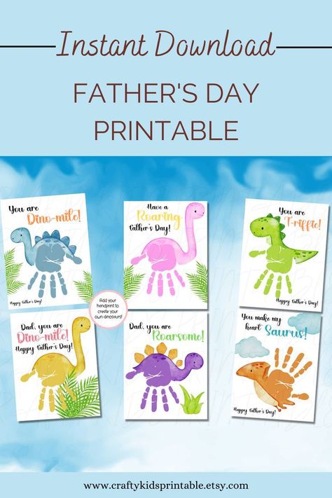 Spark Imagination: Fun & Easy Paper Crafts for Kids Dinosaur Handprint Art, Fathers Day Crafts Preschool, Diy Hot Sauce, New Year Card Ideas, New Year Card Making, Easy Paper Crafts For Kids, Dinosaur Activities Preschool, Kids Fathers Day Crafts, Flowers At Home