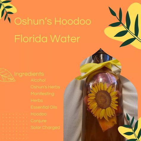 👉 Comment "Shop" order this item 👈 Oshun's Hoodoo Florida Water 👇 100% Naturally Handcrafted Hoodoo Oshun's Florida WaterI am beyond excited to finally offer my very own handcrafted (Florida Water), hand-blended with all-natural ingredients from my own original recipe. (Florida Water) is an important component of ceremony in spiritual practices, used for clearing heavy energies, purification, and protection.Organic and all-natural this spiritual water can be used on the body, in the home, on... Hoodoo Altar, Spiritual Water, Hoodoo Conjure, Essential Oil Perfumes Recipes, Grain Alcohol, Florida Water, Perfume Recipes, Fruit Peel, White Rum