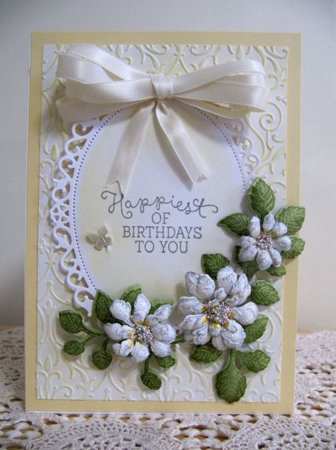 Heartfelt Creations, Antique Linens, Birthday Greeting, Paper Quilling, Distress Ink, Tim Holtz, Birthday Greetings, I Card, Card Ideas