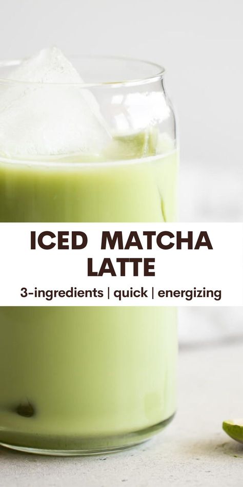 Iced Matcha Latte Recipe, Cheap Healthy Lunch, Matcha Tea Recipes, Iced Matcha Green Tea, Pantry Meals, Latte At Home, Matcha Latte Recipe, Iced Matcha Latte, Matcha Drink