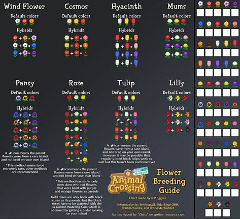 Animal Crossing Town Tune, Flower Chart, Plant Breeding, Animal Crossing Guide, Google Doc, Animal Crossing Wild World, Animal Crossing Characters, Flower Guide, Black Tulips