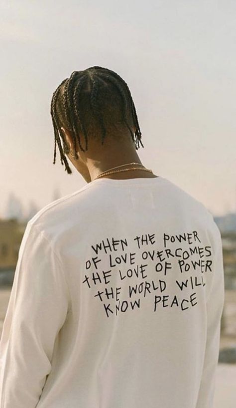 "When the power of love overcomes the love of power ... the world will know peace" When The Power Of Love, Travis Scott Wallpapers, Rap Wallpaper, Motiverende Quotes, The Power Of Love, Photo Wall Collage, Travis Scott, Quote Aesthetic, The Words