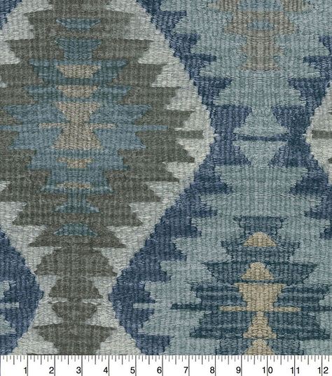 P/K Lifestyles Neema Afghan Horizon Novelty Multi-Purpose Fabric | JOANN Southwest Fabric, Taupe Grey, Deep Ocean, Needle Arts, Linen Textile, Joanns Fabric And Crafts, Yarn Needle, Ocean Blue, Painting For Kids