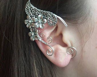 Earrings Cuff, Elf Ear, Elf Fairy, Elf Ear Cuff, Fairy Earrings, Fairy Ears, Elven Jewelry, Cosplay Jewelry, Fantasy Decor