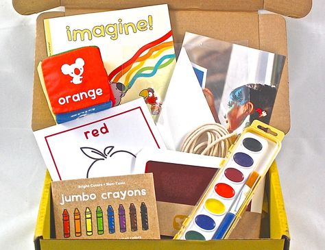 koala crate February Colors, Jumbo Crayons, Toy Gift Guide, Craft Box Subscription, Subscription Boxes For Kids, Monthly Crafts, New York Magazine, Kids Activity, Best Toys