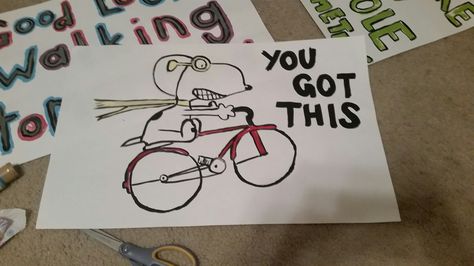 Triathlon sign bike race motivation Bike Race Signs, Triathlon Sign, Triathlon Signs, Race Motivation, Bike Race Poster, Ironman Race, Iron Man Race, Race Poster, Bike Race