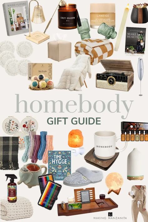 Searching for the perfect gift for your homebody friend or family member this holiday season? Take the cozy up to the next level with these best gifts for homebodies. Homebody Gift Guide, Wellness Gifts For The Festive Season, Cozy Gifts For Women, Gifts To Ask For Christmas, Laufey Holiday Gift Guide, Cool Girl Gifts, Christmas Gifts For Best Friend Girl, Cozy Gift Basket Ideas For Women, Gifts Under $50